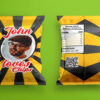 chip bag with photo template