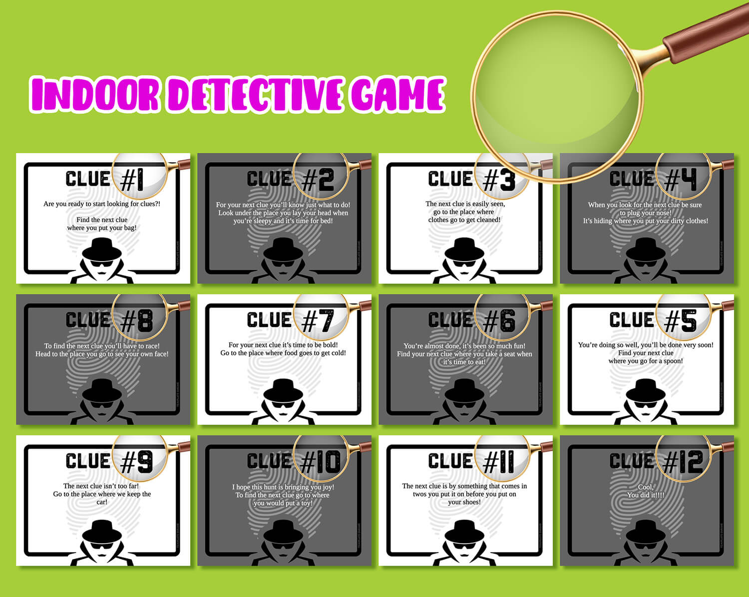 detective game template