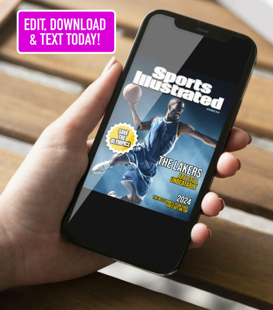 DIY Sports Illustrated Magazine Cover Template Template Online